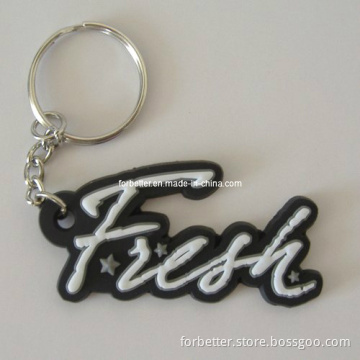 Letters Soft PVC Keychain